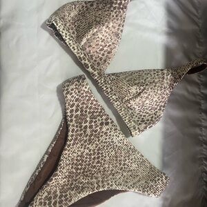 Leopard Print Bikini Set seafolly brand
